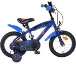 Superman Kinderfahrrad - Jungen - 14 Zoll - Blau - Zwei Handbremsen - Blau