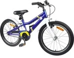 vidaXL Kinderfahrrad 22 Zoll f&uuml;r 7-12 Jahre alt Blau Wei&szlig; - Wei&szlig;