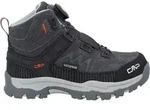 CMP KIDS KIRUNA MID FITGO WP Kinder Wanderschuhe Mid grey/orange 28 - Grau - 28