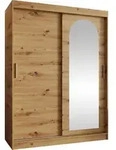 MIRJAN24 Kleiderschrank Selfie 150, Schwebet&uuml;renschrank mit zwei...