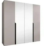 MIRJAN24 Kleiderschrank Mila 2 200 mit Spiegel, Schlafzimmer, Kleiderschrank,...