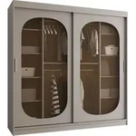 MIRJAN24 Kleiderschrank Bahrajn 200, Schwebet&uuml;renschrank, Garderobe (Farbe: