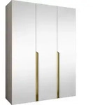 MIRJAN24 Kleiderschrank Mila 3 150 mit Spiegel, Schlafzimmer, Kleiderschrank,...