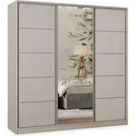 Masseno Schiebet&uuml;renschrank PINA 180/205/58 cm Kleiderschrank mit 4 Schubladen