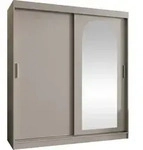 MIRJAN24 Kleiderschrank Selfie 180, Schwebet&uuml;renschrank mit zwei...