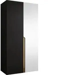 MIRJAN24 Kleiderschrank Mila 2 100 mit Spiegel, Schlafzimmer, Kleiderschrank,...