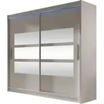 MIRJAN24 Schwebet&uuml;renschrank London III 180, Garderobenschrank mit zwei T&uuml;ren,