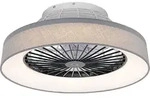 DeckenventilaTor Grau mit Sterneffekt 47cm inkl LED Dimmbar mit Fernbedienung...