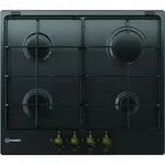 Indesit TH 642 /I (AN) Anthrazit Eingebaut 58 cm Gas 4 Brenner - Grau