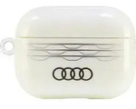 Audi Iml Geometrisches Muster Airpods Pro 2 Abdeckung Biały/Weiss