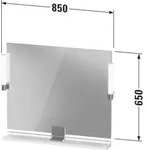 DURAVIT SV7422010HH0000 Sivida Spiegel 850x650x36,LED,Dimmf.