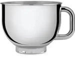 4,8 l polierte edelstahlsch&uuml;ssel mit griff Smeg SMB404 - Silber