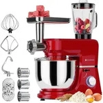 KitchenBrothers K&uuml;chenroboter - 6-in-1 K&uuml;chenmaschine - 1500W - Mit Fleischwolf,