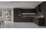 Winkelk&uuml;che SIENA 350x290 cm K&uuml;chenzeile Einbauk&uuml;che Eckk&uuml;che K&uuml;che Schwarz matt