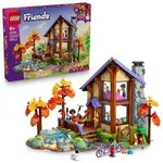 LEGO Friends Gem&uuml;tliche H&uuml;tte im Herbstwald - Miniatur Spielhaus mit 4 Minifiguren,