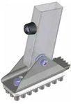 Zarges Schwenkf&uuml;&szlig;e mit Gummiauflage 125x50mm 1 St&uuml;ck