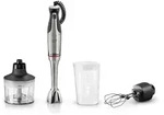 Bosch Stabmixer, Mixbecher, Universalzerkleinerer, Doppelschneebesen, Edelstahl -