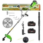 Procraft ATA-40/2 Akku Freischneider 40 V ( 2x 20 V ) 220 mm Brushless + 2x...
