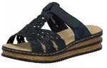 Rieker Pantolette Schwarz - Blau - 36