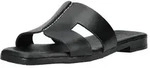 Oh! My Sandals Pantoletten Pantoletten Leder - Schwarz - 41