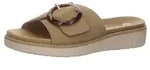 Remonte Pantoletten,Abs.b.35mm, o.Fu&szlig;bett in beige, Gr. 36 - 36