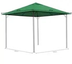 Ersatzdach 250g Garten Pavillon 3x3m Gr&uuml;n Antik Pavillondach Ersatzbezug -...