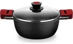 BRA Premiere A410528, Rund, Sauteuse-Pfanne, Schwarz, Rot, Teflon Classic, 220 &deg;C,