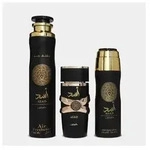 Latafa Asad Giftset Edp Spray 100ml/Deo Spray 200ml/Air Freshener 300ml 600 ml