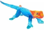 Wild Republic Eidechse Stofftier - Plusch - blau/orange - 35 cm - Blau