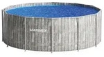 Aufstellpool Marimex Florida 3,66x1,22 m Holzoptik mit Skimmer