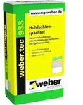 weber.tec 933 Hohlkehlenspachtel, 25 kg - Grau