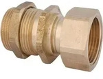JS WZ-ANSCHLUSSVERSCHR. EINGANG QN 6,0 x 1 1/2",MESSING