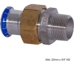Geberit 35331 Mapress Edelstahl &Uuml;bergangsverschr.