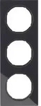 Berker 10132216, Schwarz, Glas, Kunststoff, Schraubenlos, Berker, R.3, IP20 - Schwarz