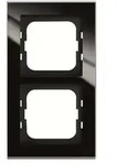 Busch-Jaeger 1722-245, Schwarz, Glas, Schraubenlos, Busch-Jaeger, Gl&auml;nzend, IP20 -