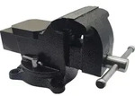 GEKO | Schraubstock, mit Amboss, 125mm Spannweite, Tischschraubstock drehbar 360