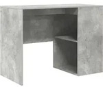 vidaXL Schreibtisch Beton Grau 102 x 50 x 75 cm Holzwerkstoff - Grau