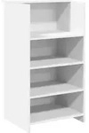 vidaXL Empfangstresen Wei&szlig; 55 x 50 x 103,5 cm Holzwerkstoff - Wei&szlig;