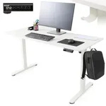 AREBOS Elektrisch h&ouml;henverstellbarer Schreibtisch 140x60 cm | Memory-Funktion,...