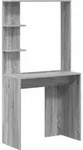 vidaXL Schreibtisch Graues Sonoma 78,5 x 37 x 154,5 cm Holzwerkstoff - Grau