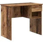 vidaXL Schreibtisch mit Regal Altholz 90 x 49 x 75 cm Holzwerkstoff - Braun