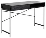Actona Angus, Schreibtisch, Homeoffice, Gerade, Rechteckige Form, Schwarz,...