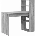 vidaXL Schreibtisch Graues Sonoma 113 x 54 x 120 cm Holzwerkstoff - Grau