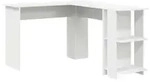 vidaXL Eck-Schreibtisch Wei&szlig; 140 x 113,5 x 75 cm Holzwerkstoff - Wei&szlig;