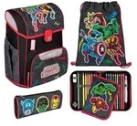 Scooli EasyStart Schulranzen-Set 5-teilig Avengers schwarz - Schwarz