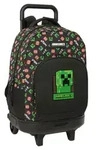Safta Minecraft 33l 33x45x22 Cm Rucksack Mit Rollen Schwarz Kinder Schwarz One Size -