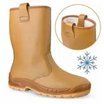 JALLATTE Winter S3 Webpelzfutter Sicherheitsschuhe Gr. 47 - Beige - 47