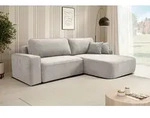 Ecksofa TORRE - Recht seite Eckcouch L-Form mit Schlaffunktion & Bettkasten -