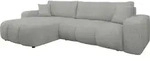 MIRJAN24 Ecksofa Furyn Maxi, Eckouch mit Bettkasten und Schlaffunktion, Ottomane