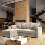 Masseno Ecksofa NIDA mit Schlaffunktion L-Form, Sofa mit Bettkasten,...